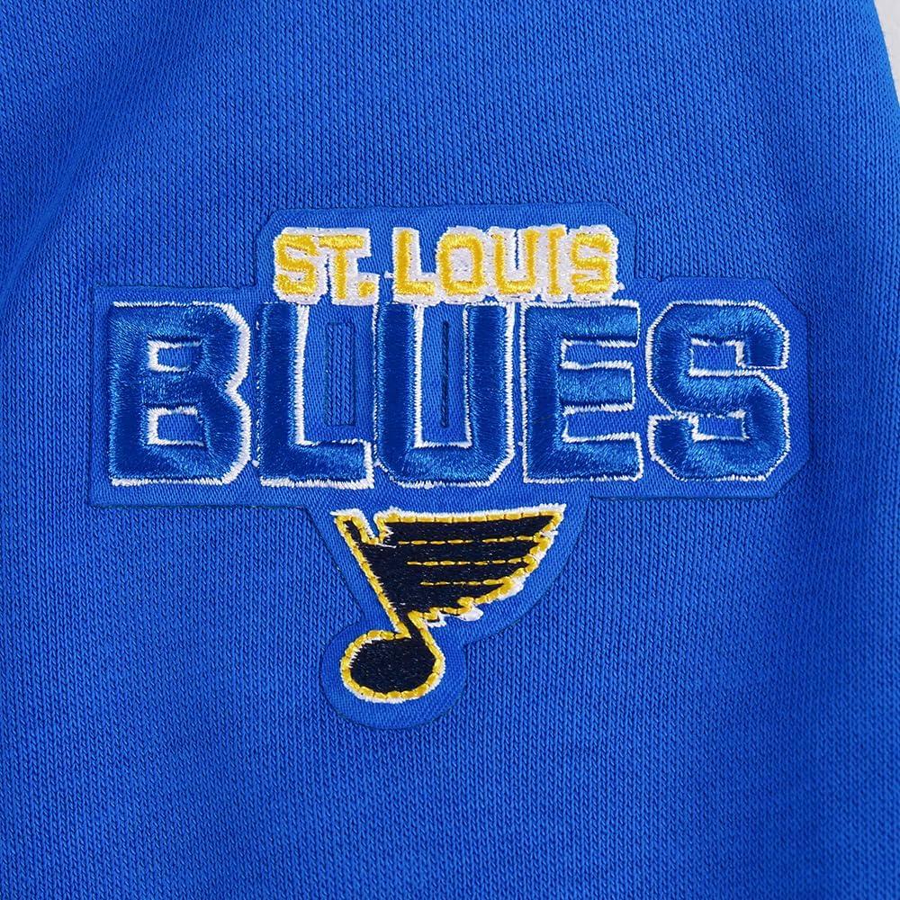 imagePro Standard NHL womens Womens Nhl Classic Chenille Brushed Back French Terry Crewneck SweatshirtRoyal Blue