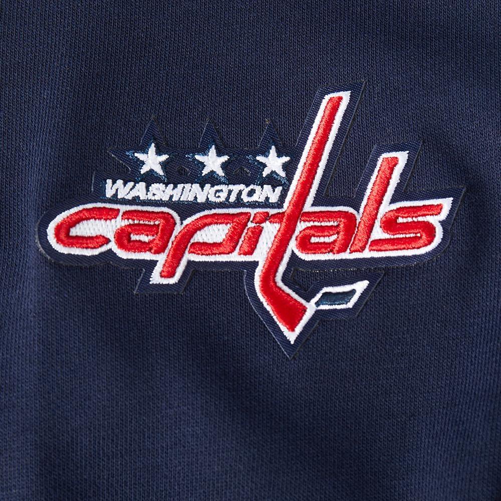 imagePro Standard NHL womens Womens Nhl Classic Chenille Brushed Back French Terry Cropped Pullover HoodieMidnight Navy