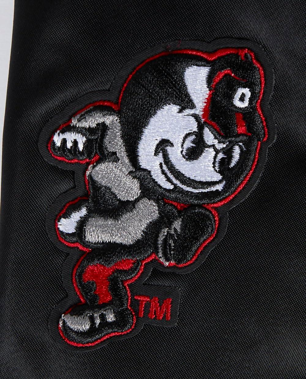 imagePro Standard Womens College Classic Essentials Satin JacketBlackRedBlack