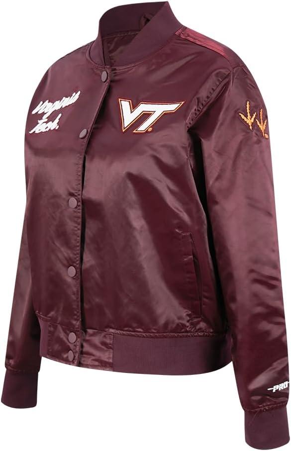 imagePro Standard Womens College Classic Essentials Satin JacketWine