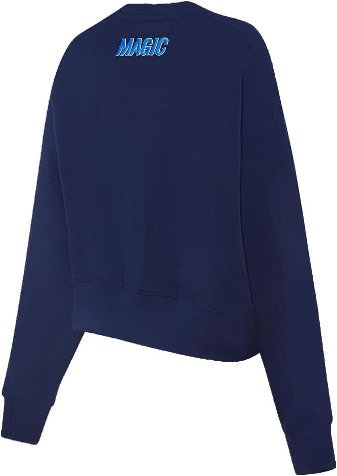 imagePro Standard Womens NBA Classic Chenille Crewneck SweatshirtMidnight Navy