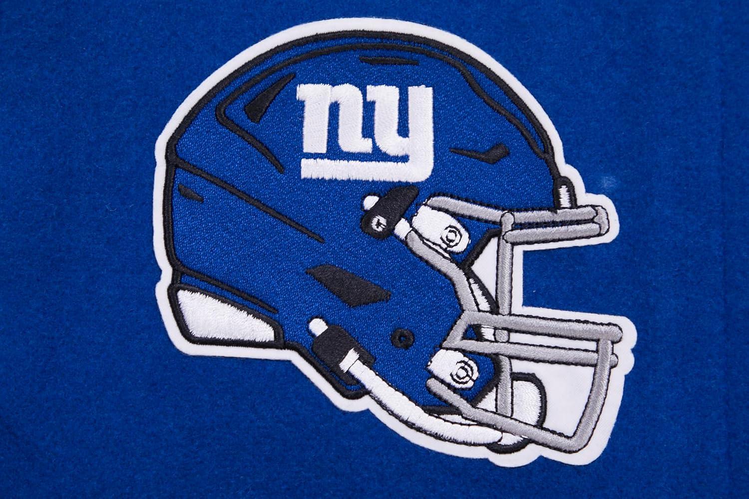 imagePro Standard Womens NFL Classic Chenille Varsity JacketDodger BlueWhite