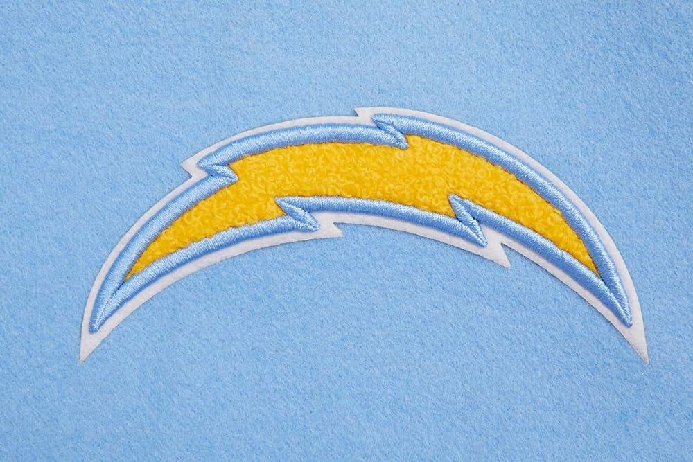 imagePro Standard Womens NFL Classic Chenille Varsity JacketUniversity BlueWhite