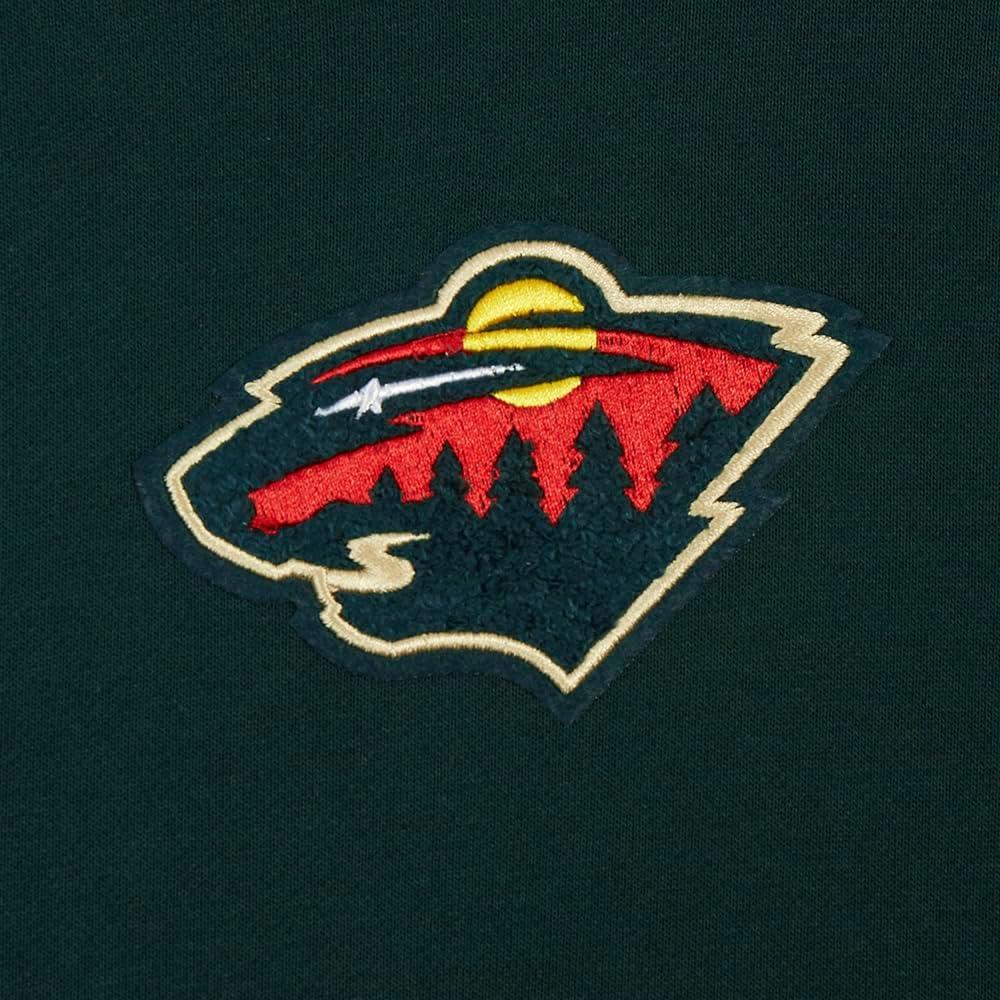 imagePro Standard Womens NHL Classic Chenille Cropped Pullover HoodieForest Green