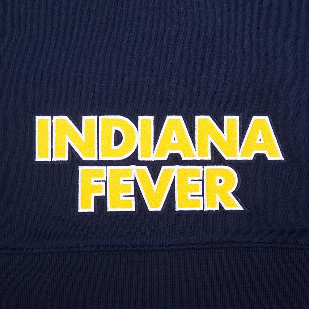 imagePro Standard Womens WNBA Indiana Fever Classic Player Name And Number Cropped Pullover HoodieMidnight Navy