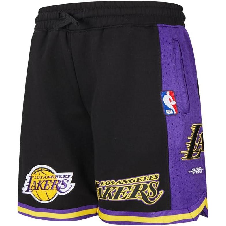 imageBig Boys NBA Classic Chenille Fleece Athletic ShortBlackPurple