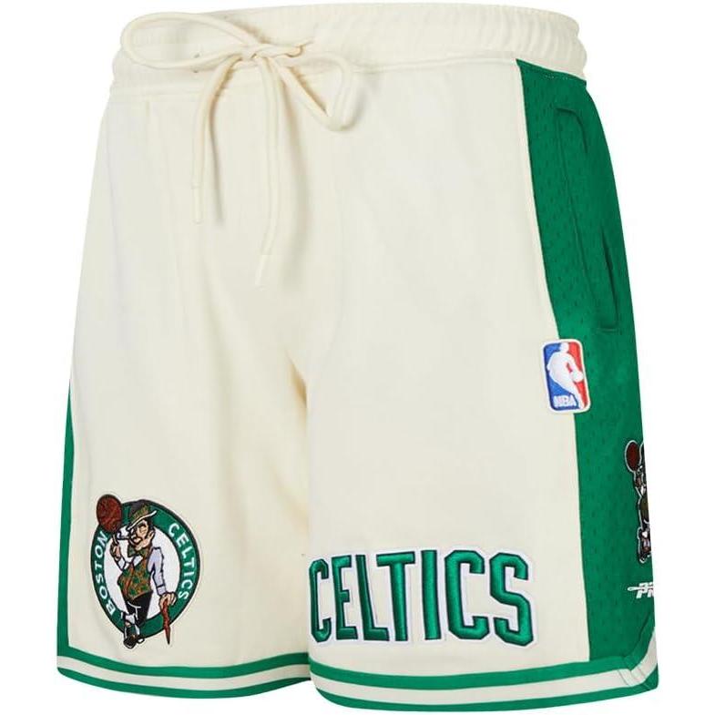 imageBig Boys NBA Retro Classics Fleece Athletic ShortEggshell Kelly Green