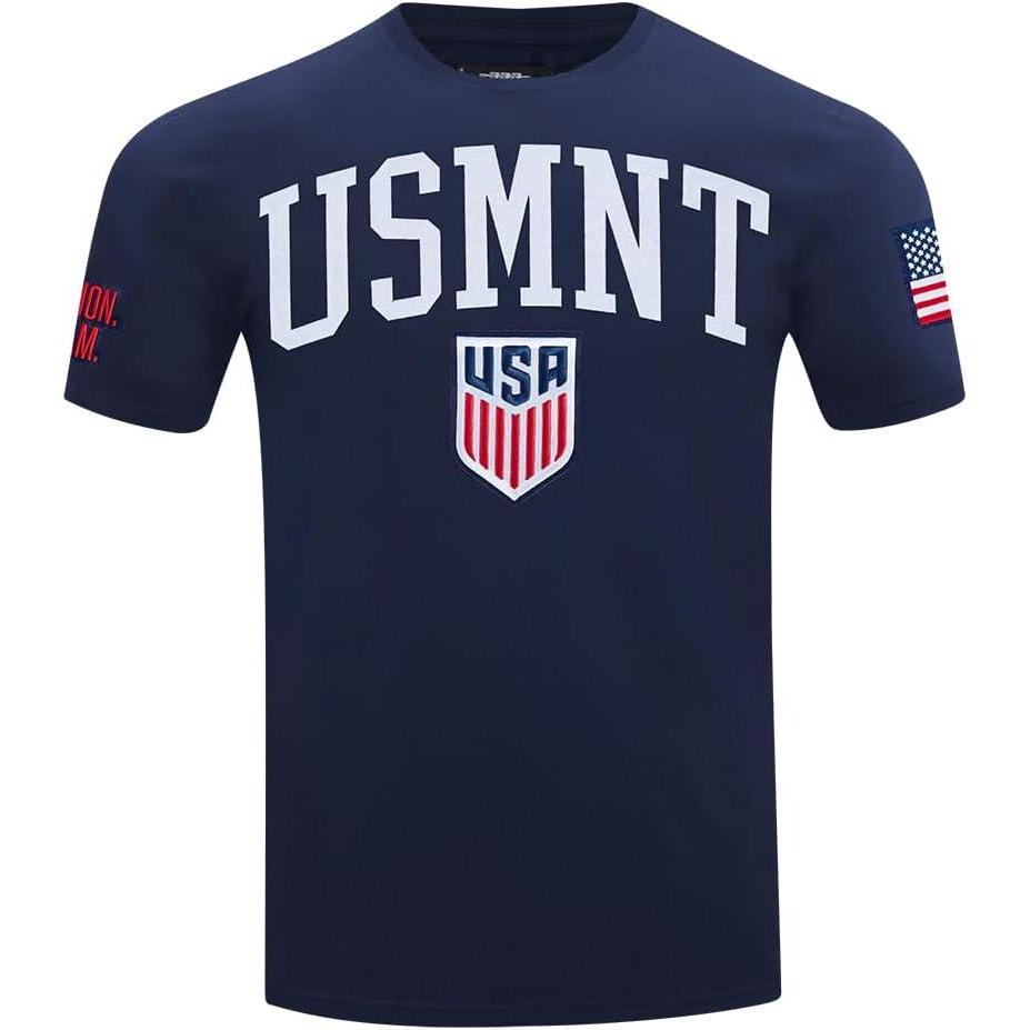 imageMens USSF Classic Chenille Cotton Short Sleeve TeeMidnight Navy