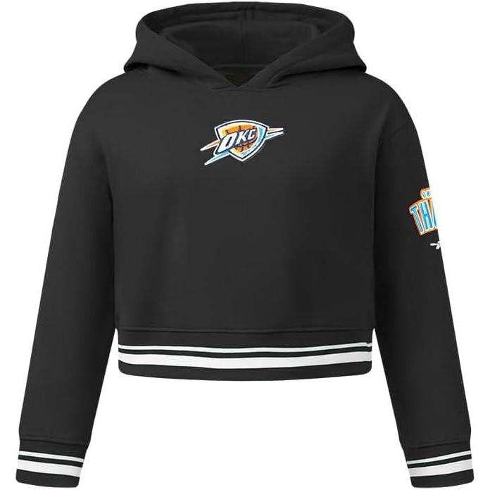 imagePro Standard Big Girls NBA Retro Classics Fleece Pull Over HoodieBlack