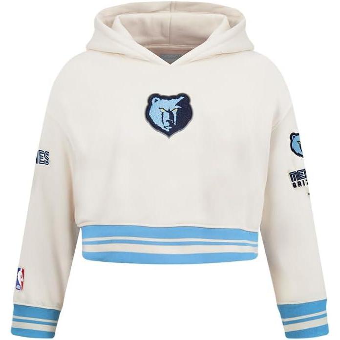 imagePro Standard Big Girls NBA Retro Classics Fleece Pull Over HoodieEggshell University Blue