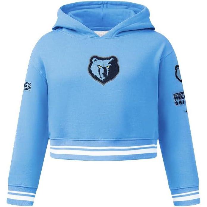 imagePro Standard Big Girls NBA Retro Classics Fleece Pull Over HoodieUniversity Blue