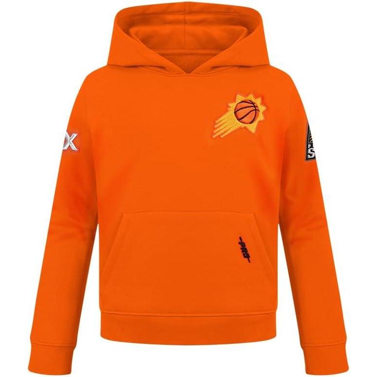 imagePro Standard NBA boys Big Boys Nba Classic Chenille Fleece Pull Over HoodieOrange