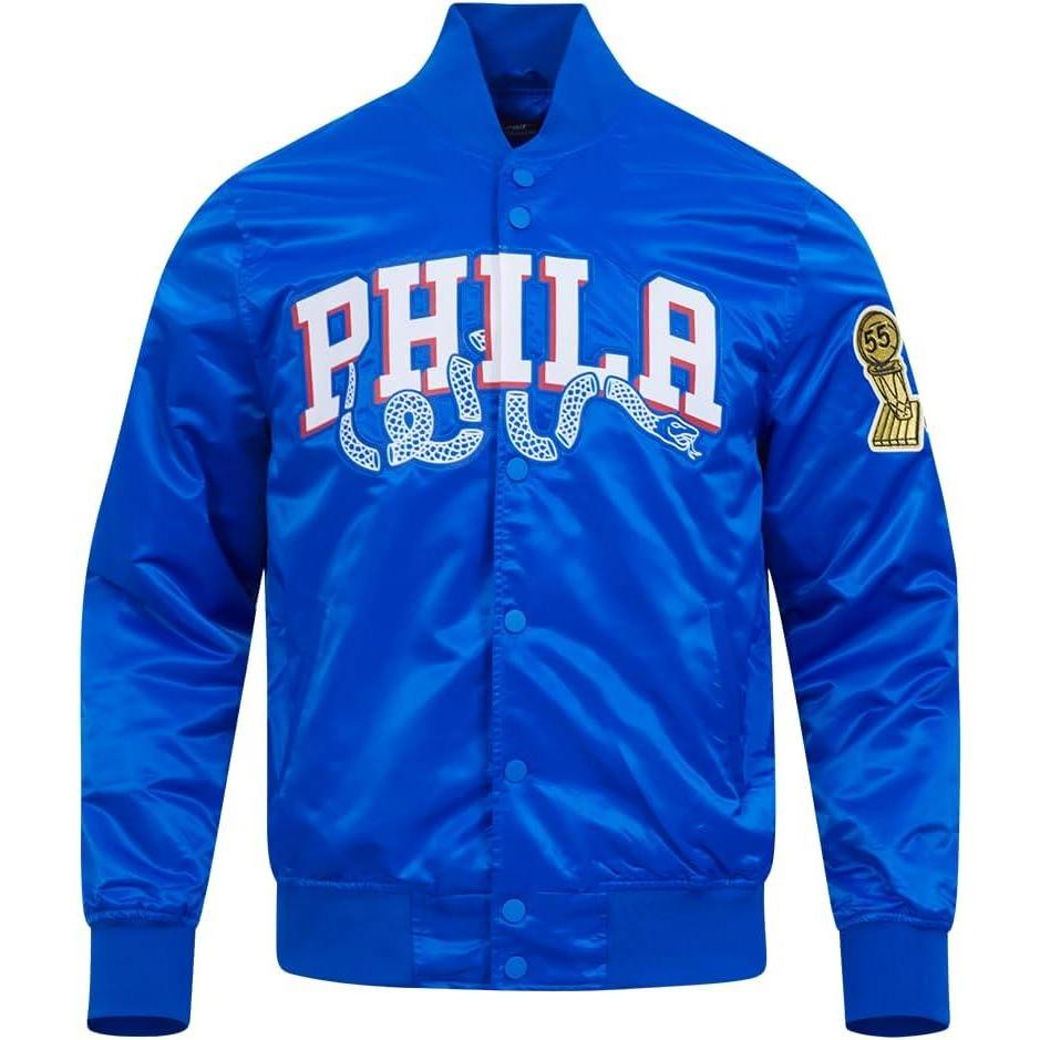 imagePro Standard NBA mens Mens Nba Classic Satin JacketRoyal Blue