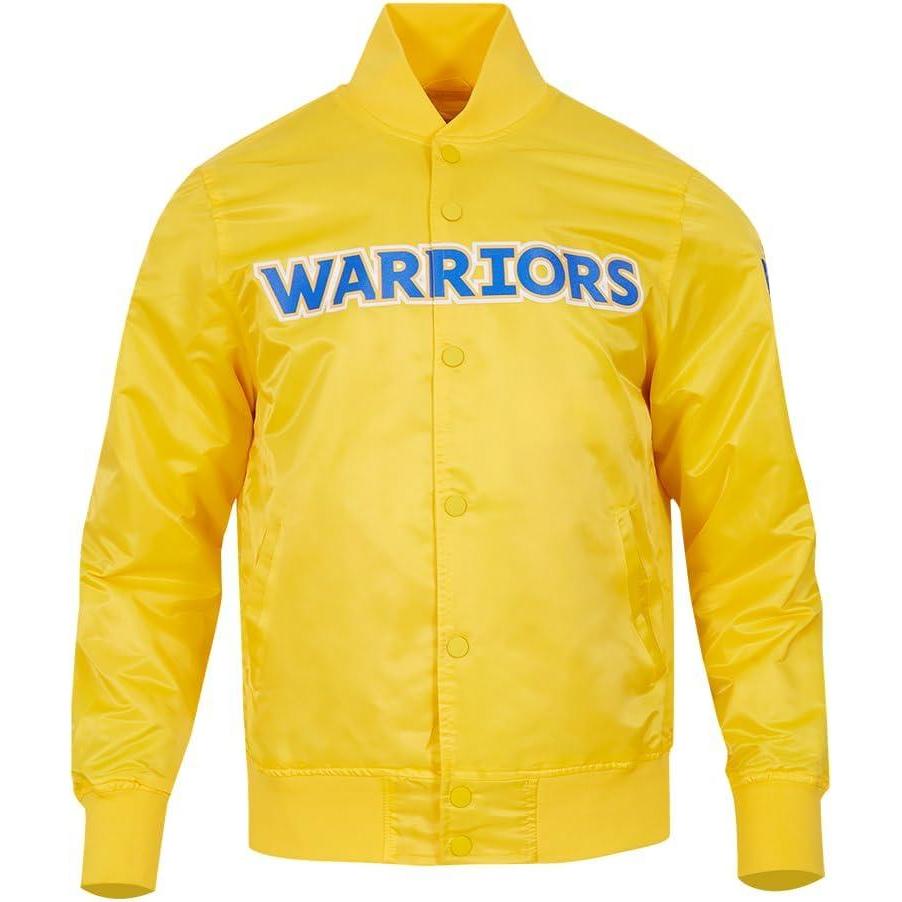 imagePro Standard NBA mens Mens Nba Classic Satin JacketYellow
