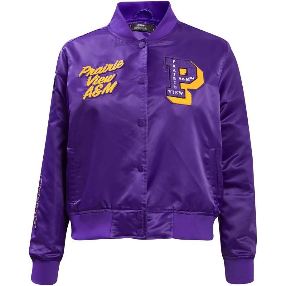 imagePro Standard Womens College Classic Essentials Satin JacketPurple