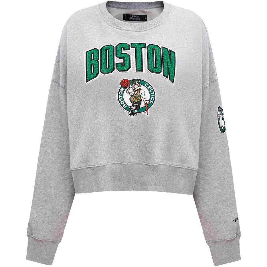imagePro Standard Womens NBA Classic Chenille Crewneck SweatshirtHeather Grey