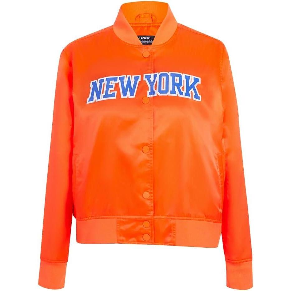 imagePro Standard Womens NBA Classic Chenille Satin JacketOrange