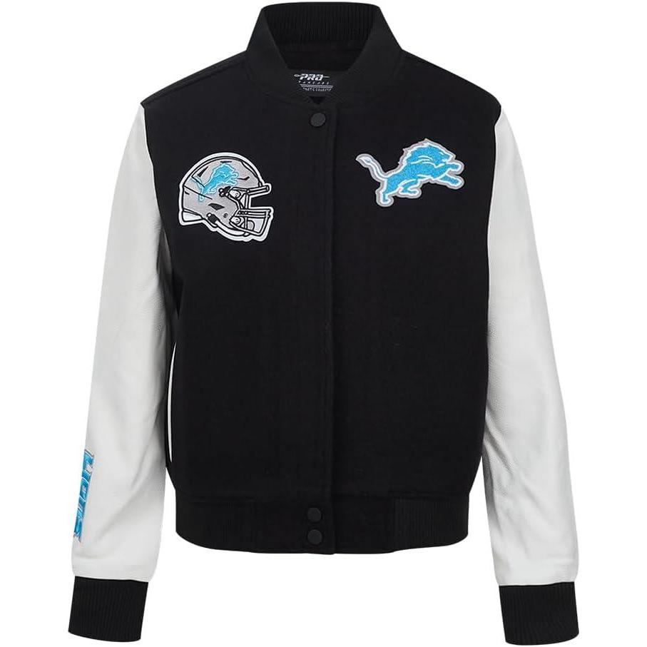 image:imagePro Standard Womens NFL Classic Chenille Varsity JacketBlack