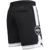 Mens NBA Classic Chenille Athletic Short(Black/Gray)