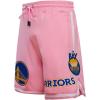 Mens NBA Classic Chenille Athletic Short(Pink)