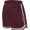 Mens NBA Classic Chenille Athletic Short(Wine)