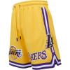 Mens NBA Classic Chenille Athletic Short(Yellow)