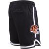 Mens NFL Classic Chenille Cotton Double Knit Short(Cincinnati Bengals  Black)