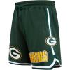 Mens NFL Classic Chenille Cotton Double Knit Short(Forest Green)
