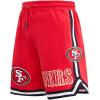 Mens NFL Classic Chenille Cotton Double Knit Short(Red)