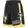 Mens NHL Classic Chenille Athletic Short(Black/Yellow)