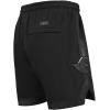 Mens NHL Classic Chenille Athletic Short(Triple Black)