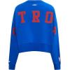 Pro Standard Womens NBA Wingspan Brushed Back French Terry Crewneck Sweatshirt(Royal Blue)