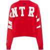 Pro Standard Womens NHL Wingspan Brushed Back French Terry Crewneck Sweatshirt(Red)