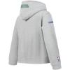 Pro Standard Big Boys NBA Classic Chenille Fleece Full Zip Hoodie(Heather Grey)