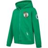 Pro Standard Big Boys NBA Classic Chenille Fleece Full Zip Hoodie(Kelly Green)