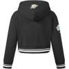 Pro Standard Big Girls NBA Retro Classics Fleece Pull Over Hoodie(Black)