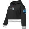 Pro Standard Big Girls NBA Retro Classics Fleece Pull Over Hoodie(Black/Gray)