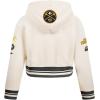 Pro Standard Big Girls NBA Retro Classics Fleece Pull Over Hoodie(Eggshell/ Midnight Navy)