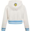 Pro Standard Big Girls NBA Retro Classics Fleece Pull Over Hoodie(Eggshell/ University Blue)