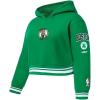 Pro Standard Big Girls NBA Retro Classics Fleece Pull Over Hoodie(Kelly Green)
