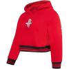 Pro Standard Big Girls NBA Retro Classics Fleece Pull Over Hoodie(Red/Black)