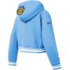 Pro Standard Big Girls NBA Retro Classics Fleece Pull Over Hoodie(University Blue)