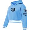 Pro Standard Big Girls NBA Retro Classics Fleece Pull Over Hoodie(University Blue)