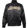 Pro Standard Big Kids NBA Classic Chenille Satin Jacket(Black)