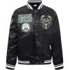 Pro Standard Big Kids NBA Retro Classics Satin Jacket(Black)