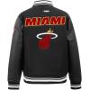 Pro Standard Big Kids NBA Retro Classics Varsity Jacket(Black)