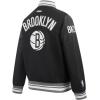 Pro Standard Big Kids NBA Retro Classics Varsity Jacket(Black/Gray)