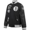 Pro Standard Big Kids NBA Retro Classics Varsity Jacket(Black/Gray)