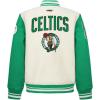 Pro Standard Big Kids NBA Retro Classics Varsity Jacket(Eggshell/ Kelly Green)