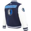 Pro Standard Big Kids NBA Retro Classics Varsity Jacket(Midnight Navy/White)